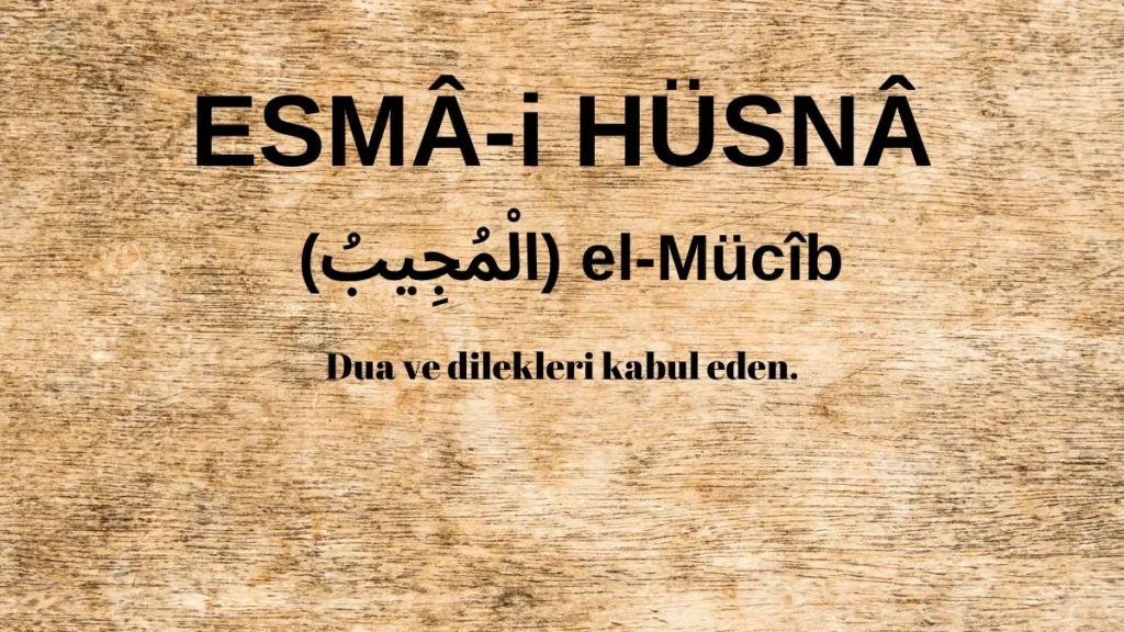 Esmaü’l Hüsna el-Mücîb